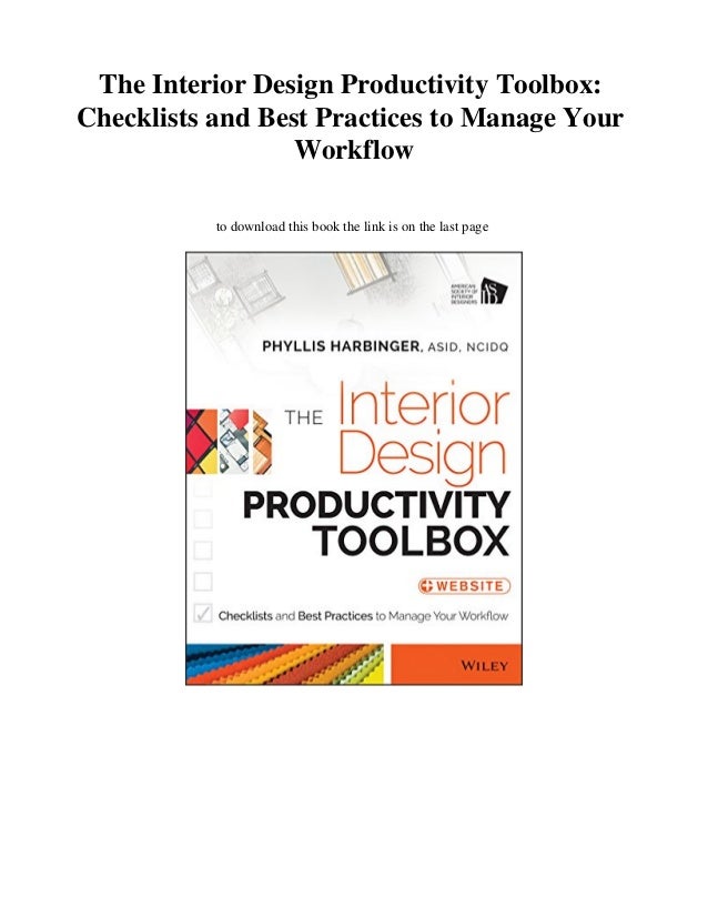 DOWNLOAD The Interior Design Productivity Toolbox